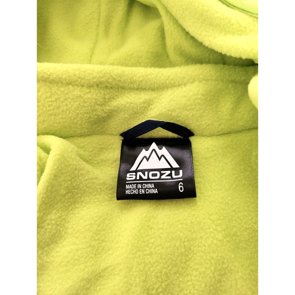 Snozu Boy's SZ 6 Hooded Long Sleeve Puffer Jacket with Beanie Royal Blue Zip Up - Picture 7 of 13